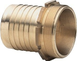 Hose nozzle for clamp binding AG 1", LW=25 mm TW tanker, brass