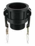 Coupling sleeve type B DN 32 AG 1.1/4" BSPT Kamlok, polypropylene PP
