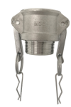 Coupling sleeve type B DN 125 AG 5" BSPT Kamlok, stainless steel