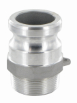 Coupling plug type F DN 200 AG 8" BSPT Kamlok, aluminium