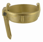 Clamping ring with lever for crown ring Nominal size 3", TW 502, type MKH TW tanker, brass