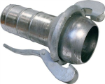 Vaterteil für Schelleneinband Abmessung 159/150 für Schlauch LW 152 System Bauer S78, Stahl feuerverzinkt