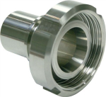 Dairy pipe fitting MT type MMS 1, 451 for clamping shell mounting
