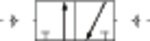 3/2-wegklep Serie 3A 1,5-8 bar, pneumatisch, bistabiel, aluminiumlegering