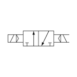 3/2-wegklep Serie 3V 1,5-8 bar bistabiel, aluminiumlegering, elektropneumatisch