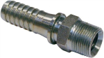 Dampfschlauchkupplung, Hochdruck LW 19 mm, AG 3/4" NPT, St oder TG verz. Boss, V-Teil, Sicherungsbund