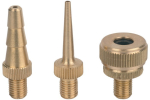 Valve set 3-part, for tyre inflation gauges Metabo