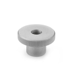 Knurled nut DIN 466-M6-NI Stainless steel 1.4305 high mould