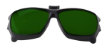 Flip-Up für Schutzbrille Gläser grün IR5 Anti-Kratz Plus 5X9R.00.50