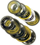 Saw blade for Exact pipe saw 140x62mm, steel/copper Plastic, TCT 140