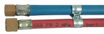 Oxyfuel hose 40 metres red/blue Oxygen/acetylene 6/9 mm Mounted with double clamps