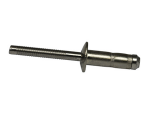 Blindklinknagel, roestvrij staal 4,8x10 mm, klembereik 1,5-3,5 VVG, FERO-BULB