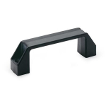 U-greep, zwart, voor verzonken schroeven GN 528.2-PA-160-SW Elesa 37247