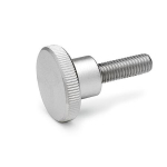 Knurled screw DIN 464-M6-16-NI Stainless steel 1.4305 high mould