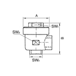 Schnellentlüftungsventil IG BL, 0,5-12 bar Messing vernickelt
