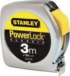 Taschenrollbandmaß mit Feststeller 25,0 mm x 10 m, Loch im Haken Stanley Powerlock 0-33-442