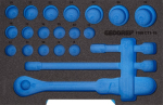 Foam module empty for 1/2 L-Boxx Gedore EI-1100 CT1-19