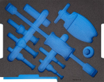 Foam module empty for 2/2 L-Boxx Gedore EI-1100 CT2-1.30