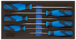 Screwdriver set 6-piece in 1/3 CT module Gedore 1500 CT1-2150 PH