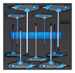 Offset screwdriver set 9-piece in 2/3 CT module Gedore 1500 CT2-DT 42