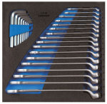 Combination spanner set 25-piece in 2/3 CT module Gedore 1500 CT2-1 B
