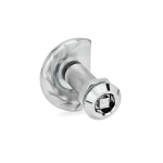 Door lock GN 119-VK7-A4 stepped, square
