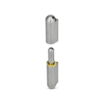 Aangelaste scharnier GN 128-80-ST Blank staal, stalen pin