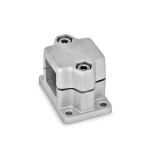 Flange clamp connector GN 147-V20-2-BL
