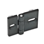 Scharnier, gegoten zink GN 161-57 gecoat, voor profielrail