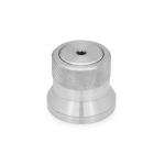 Locking element with rotary knob GN 200-44-K10-A-NI stainless steel