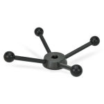Schaltkreuz GN 213-80-K20 mit Nut
