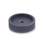 Greepschijf GN 226-KT-63-B12 PA zwart, boorgat