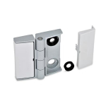 Hinge with cover GN RAL adjustable