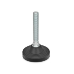 Stelvoet zonder rubberen pad GN 244-125-M20-136-A Elesa 306921-BP