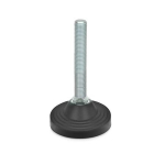 Stelvoet zonder rubberen pad GN 246-125-M20-95-A Elesa 306961-BP