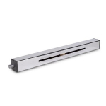 Square linear unit, right-hand thread GN 291.1-30-100-R1-SCR Chrome-plated steel