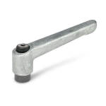 Adjustable clamping lever GN 300-78-B10-RH Drilled hole, unpainted