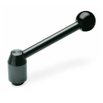 Spannhebel, Sicherheitsausführung GN 312-21-M6-E IG, Hebel schräg