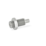 Federbolzen mit Kontermutter GN 313-6-DK-2-NI Edelstahl