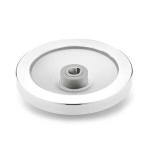 Handrad, Sicherheits-, ohne Griff GN 321.4-125-K12-A-ZI Gleitlager, Zug-Einkuppeln