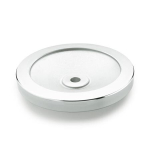 Disc handwheel with bore GN groove, handle