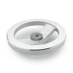 Handwiel, veiligheid GN 322.5-125-K12-A-ZI zonder handgreep, trekvergrendeling