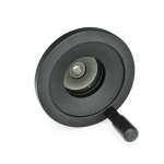 Disc handwheel, complete GN 323.9-125-K12-R for GN 000.9
