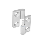 Scharnier, afneembaar, rechts GN 337-NI-50-50-A-1-GS roestvast staal