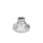 Gelenkfuß Edelstahl GN 343.5-32-M8-OS ohne KU-Kappe, IG