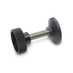 Knurled hollow screw GN 421.12-M6-25-15 Stainless steel grub screw