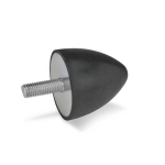 Anschlagpuffer GN 453-35-40-M8-S-55 Schraube Edelstahl