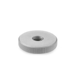 Knurled nut DIN 467-M3-NI Stainless steel 1.4305 high mould