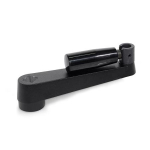Handkurbel mit Umleggriff GN 471.3-100-V12 Vierkant, schwarz