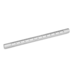 Handrail with longitudinal scale GN 480.1-D8-100-NI-LS stainless steel